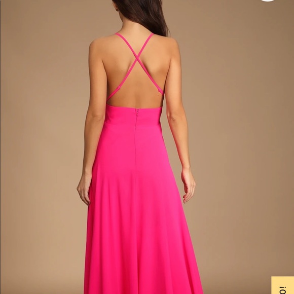 Lulu’s Backless Maxi Dress - Never Worn - Picture 2 of 7